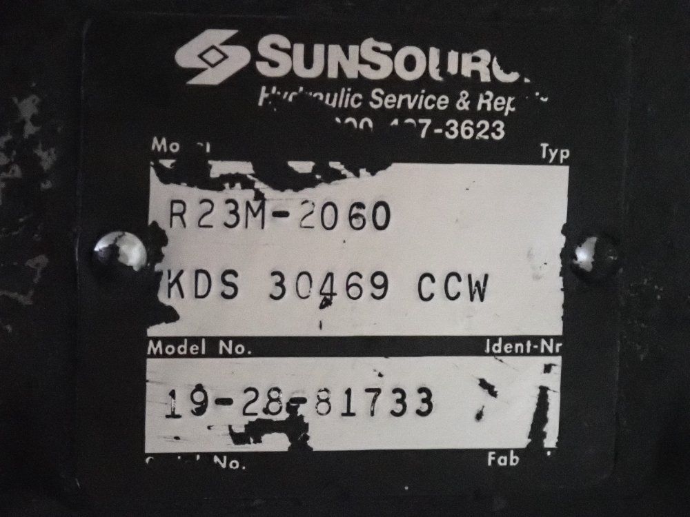 Sunsource Piston Pump - 19-28-81733