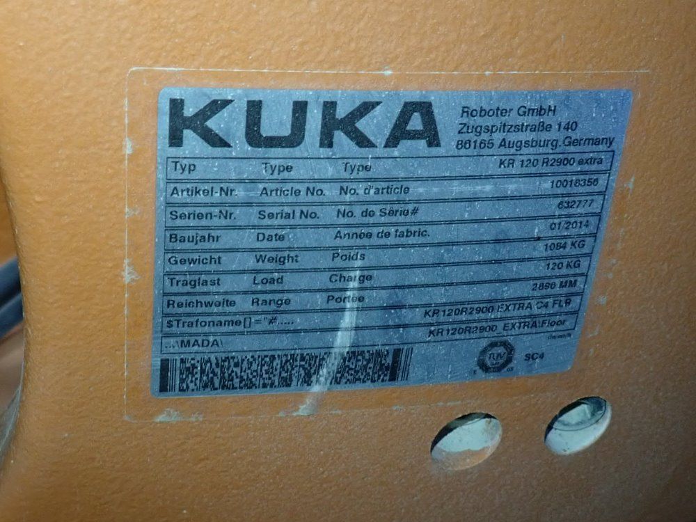 Kuka 2014 Kuka Kr 120 R2900 Robot - Kr 120 R2900