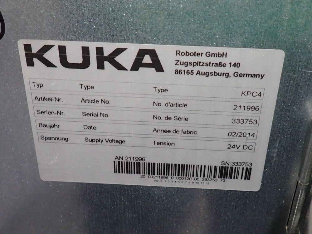 Kuka 2014 Kuka Kr 120 R2900 Robot - Kr 120 R2900