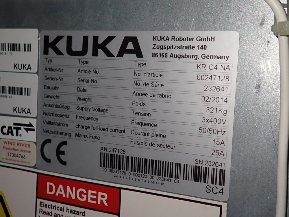 Kuka 2014 Kuka Kr 120 R3200 Pa Robot