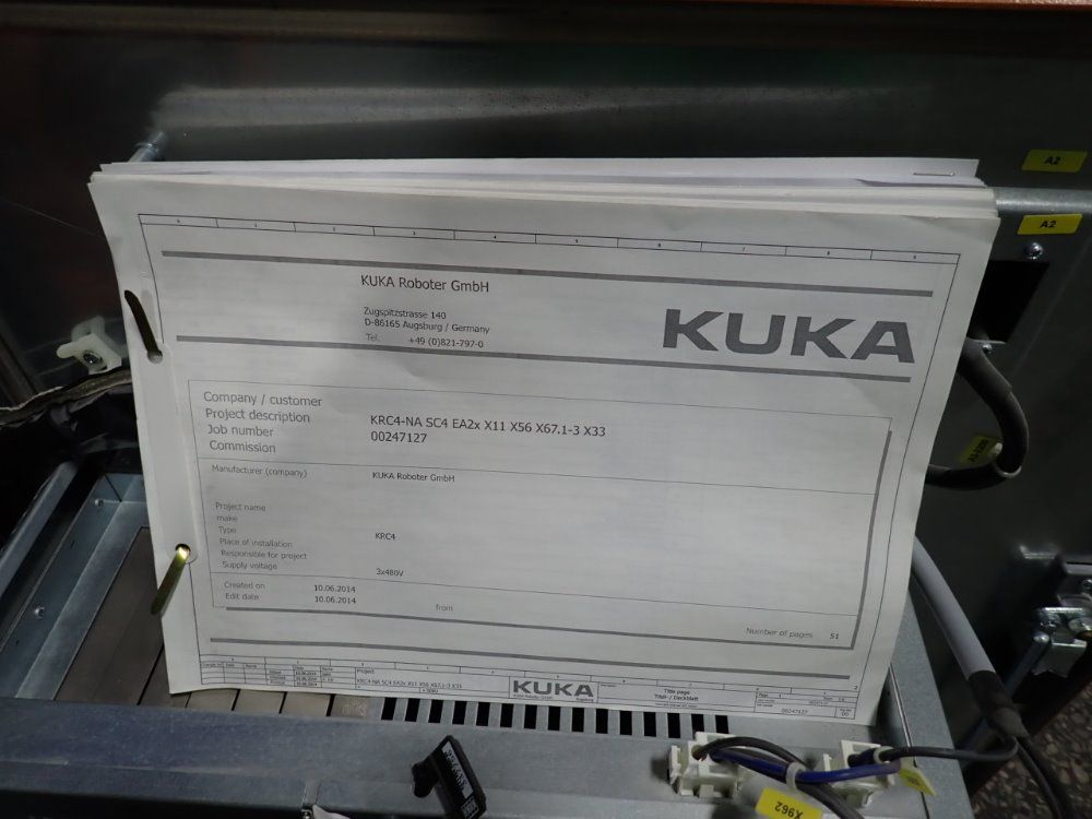 Kuka 2014 Kuka Kr 120 R3200 Pa Robot - Kr 120 R3200 Pa