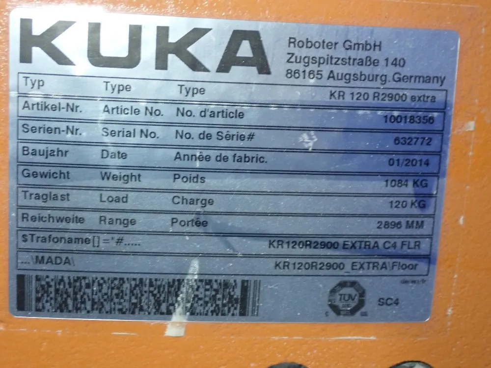Kuka Robot - Ke 120 R2900 Extra