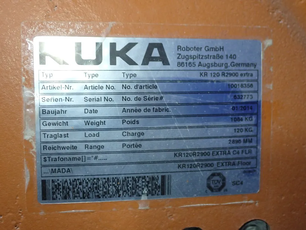 Kuka Robot - Ke 120 R2900 Extra