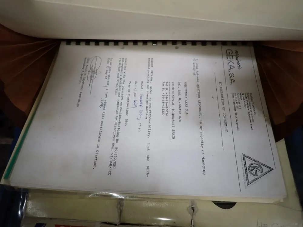 Geka Ironworker - Hydracrop 80/sd