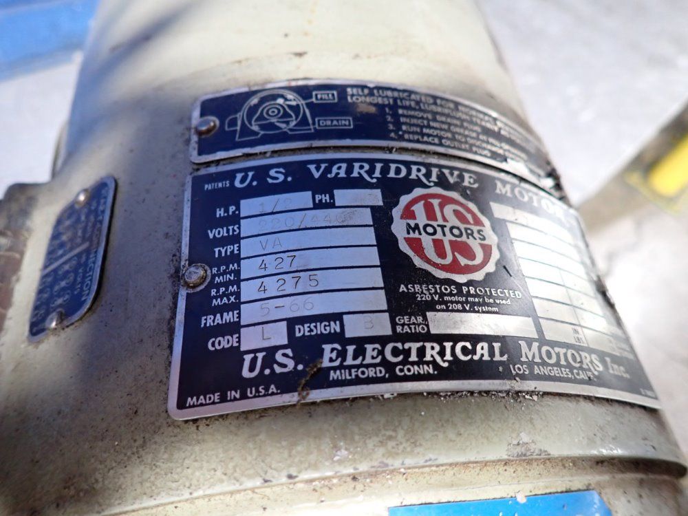 Us Motors 1/2 Hp Gear Drive