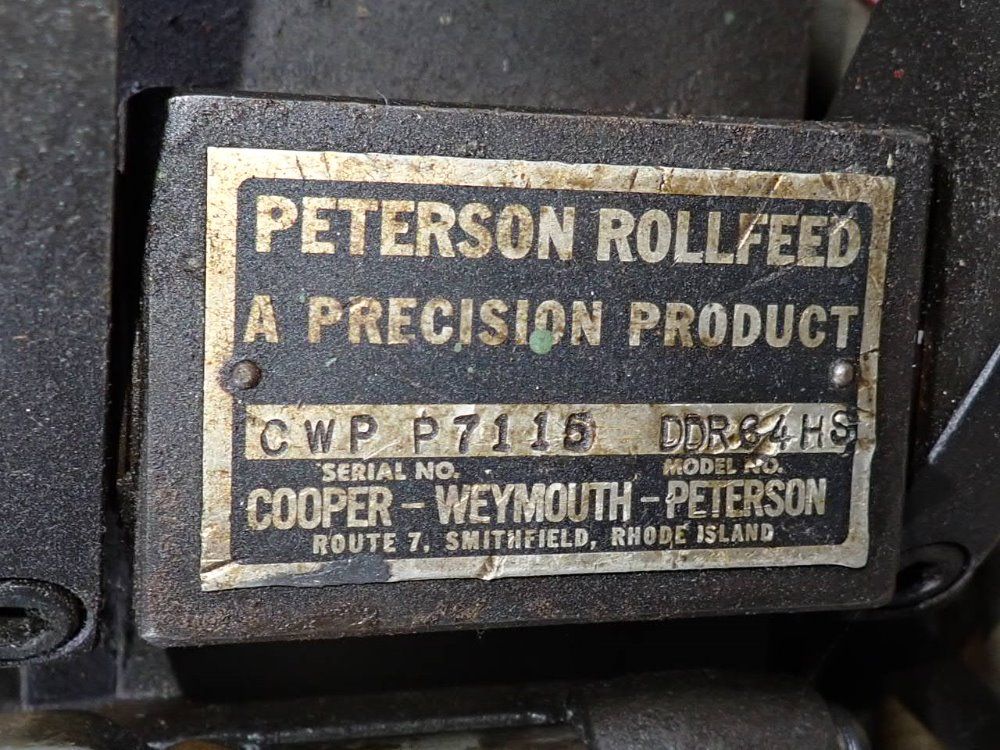 Cooper-weymouth-peterson Roll Feeder - Cwpp7115