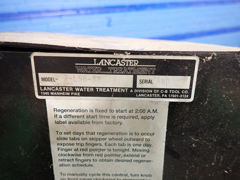 Lancaster 59"x10" Water Softener - 7-l56-32