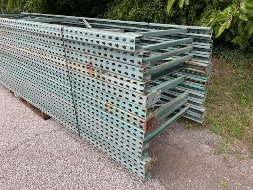 42" X 144" Pallet Racking Uprights - Tear Drop