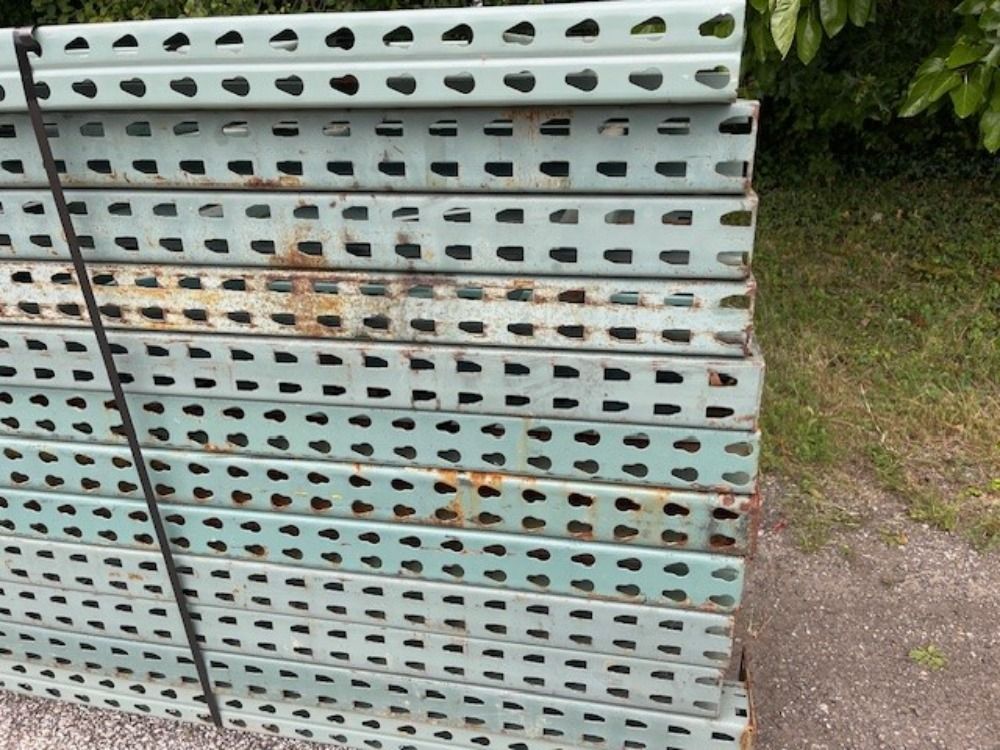 42" X 144" Pallet Racking Uprights - Tear Drop