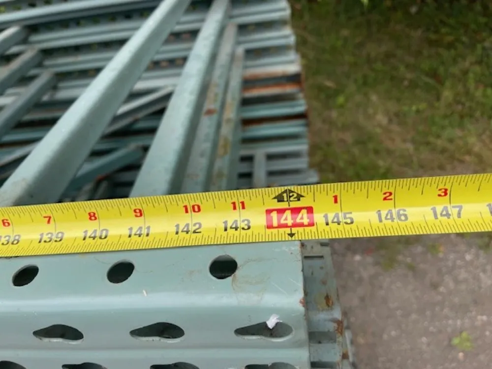 42" X 144" Pallet Racking Uprights - Tear Drop