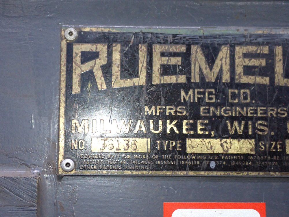 Ruemelin 36" X 60" Blast Cabinet - Ag