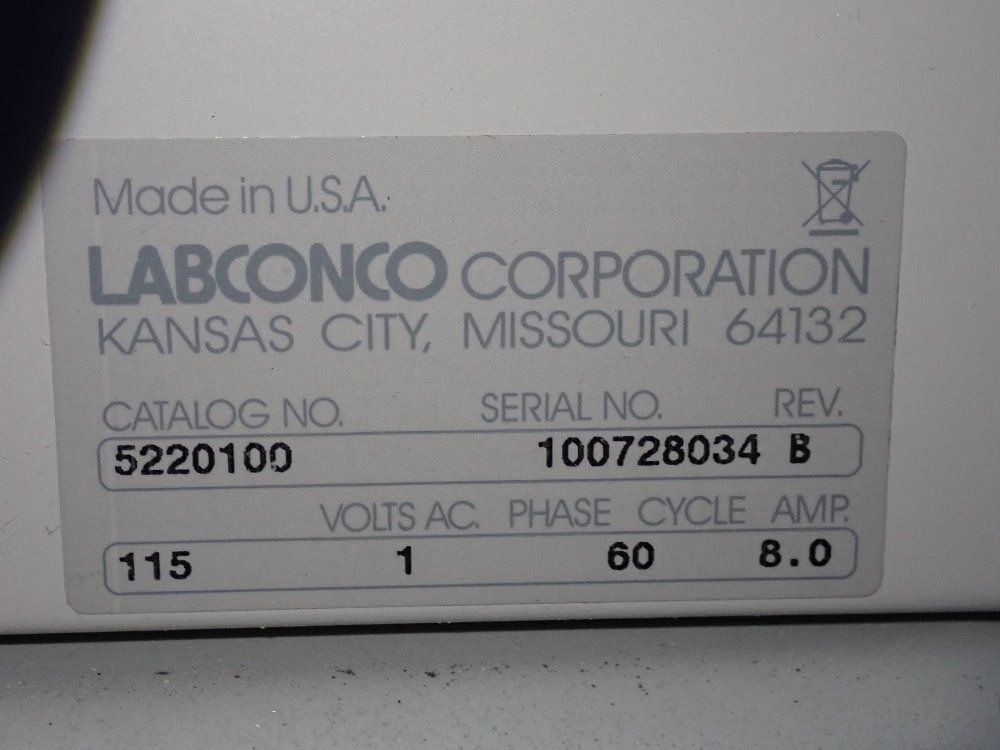 Labconco Corp Glove Box - 5220100