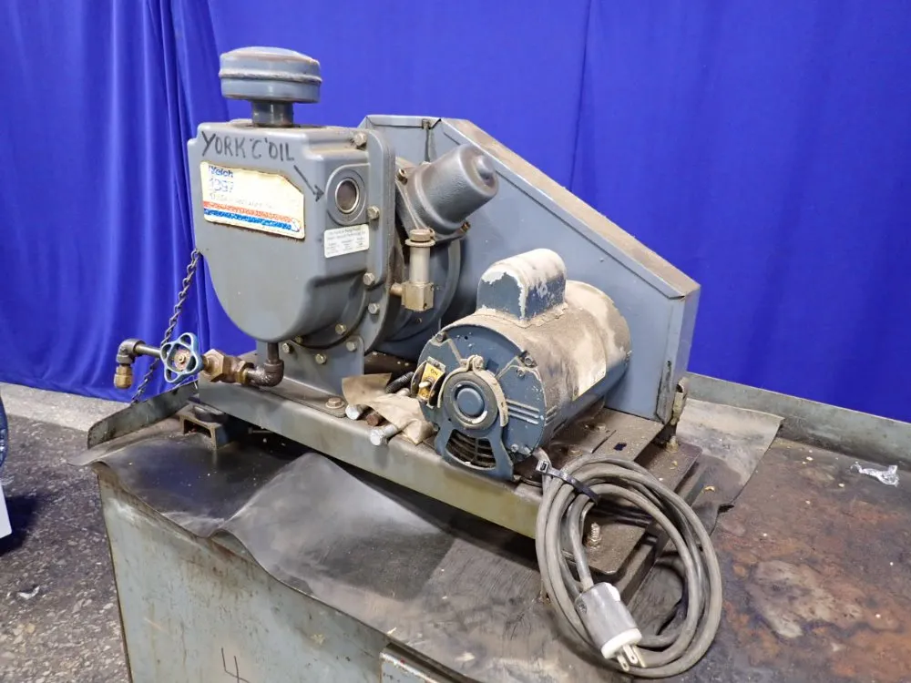 Welch 1 Hp Vacuum Pump W/ Cabinet - 1397