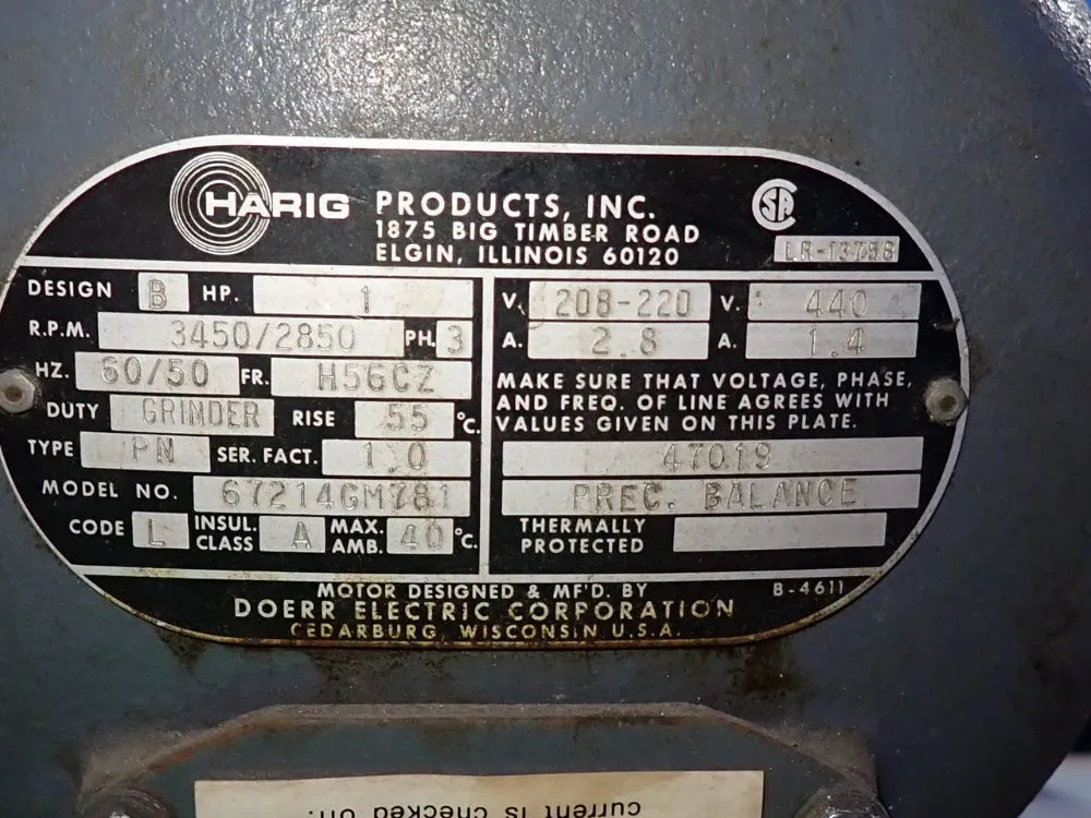 Harig 18"x6" Surface Grinder - Super 618