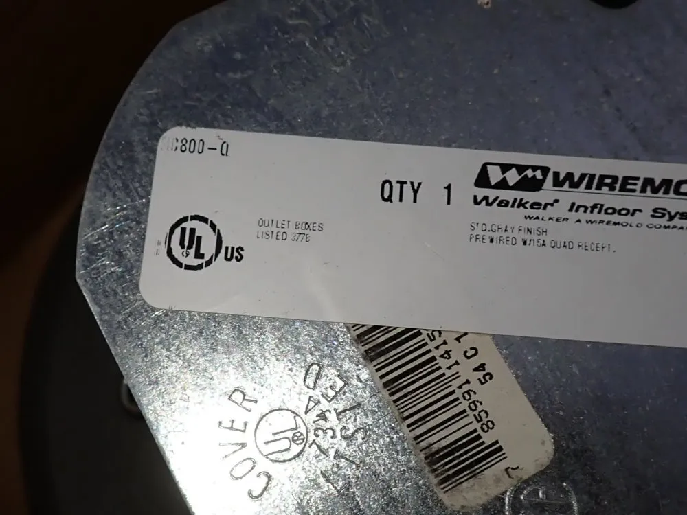 Wiremold Outlet Box - Fhc800-q