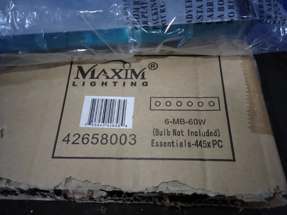 Maxim Lighting 36"x4" Light Fixture - 6-mb-60w
