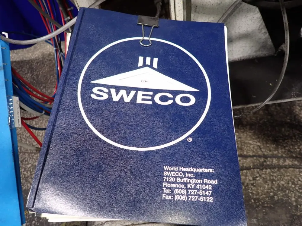 Sweco 1 Hp Turbo-screen Classifier - Ts30s