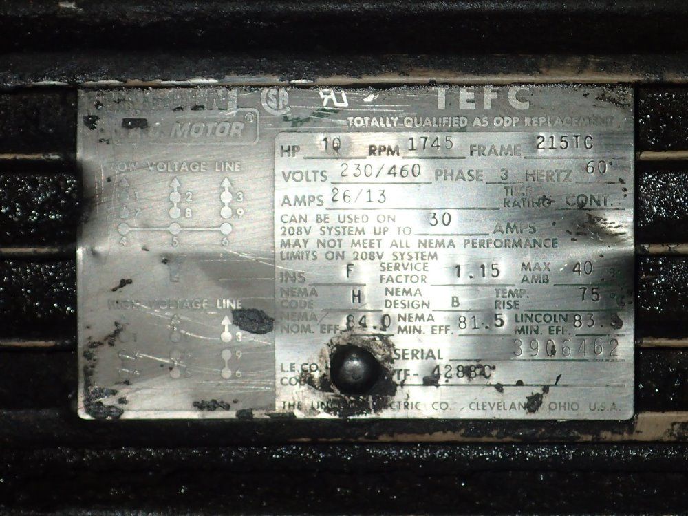 Sharp Controls Company 10 Hp Hydraulic Unit