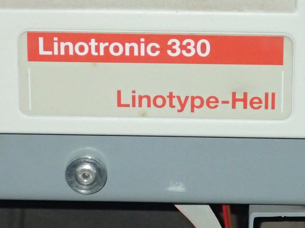 Linotype Hell Printer - Linotronic 330