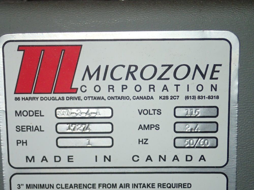 Micro Zone Fan Filter Module - Ffm-2-4-a