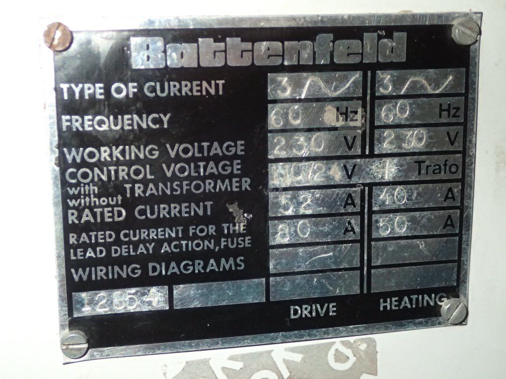 Battenfeld Injection Molder - 3200/ba750cdplus