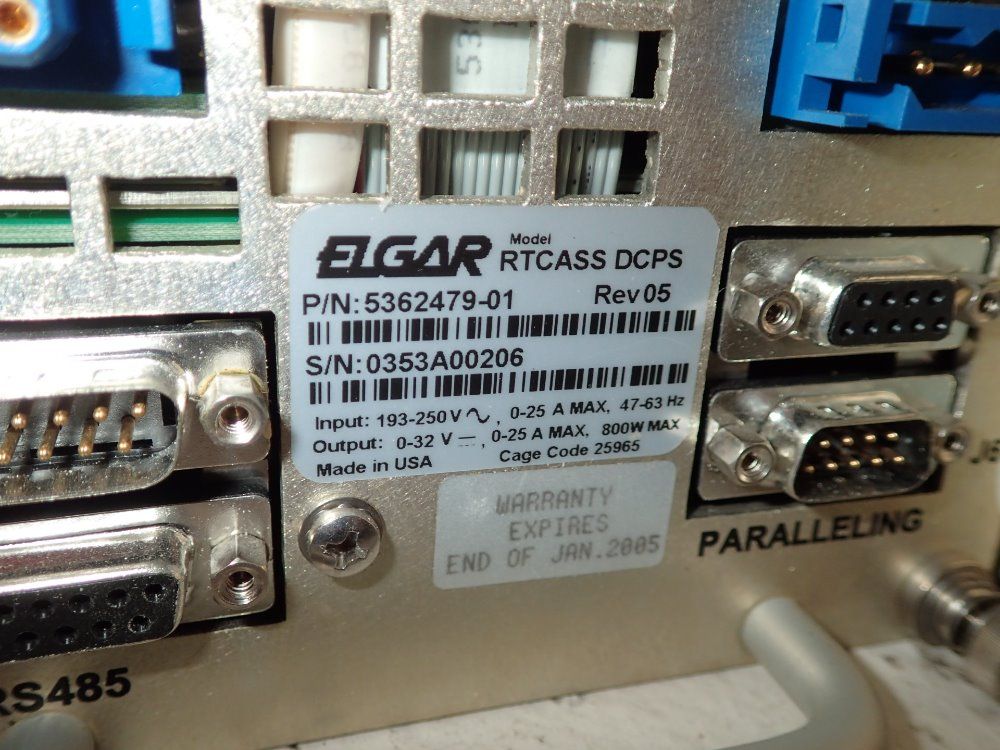 Elgar Electronics Dc Power Supply - 5362479-01