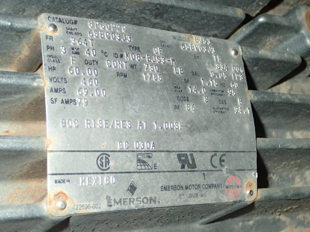 Tuthill 60 Hp Blower - 5507-46l3-7200