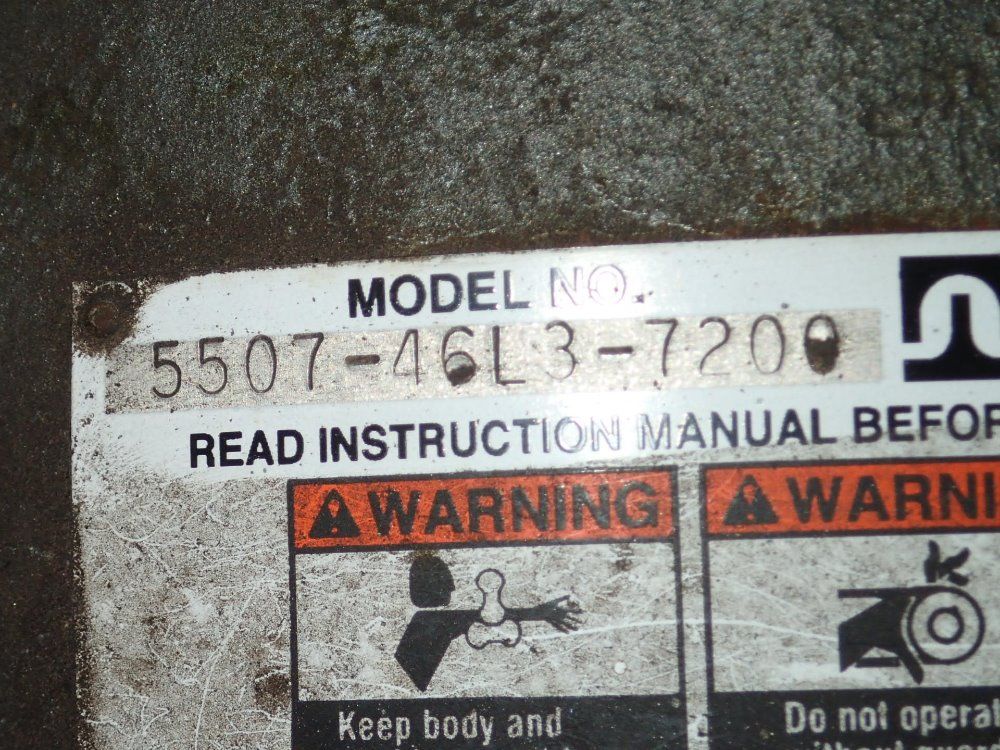 Tuthill 60 Hp Blower - 5507-46l3-7200