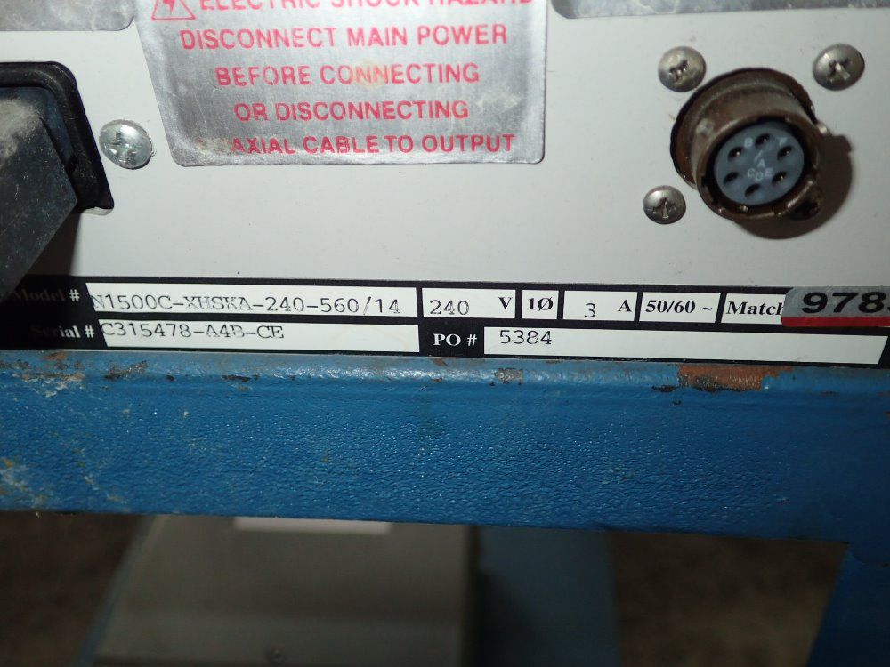 Neptune Ultrasonic Generator - 1500c-xhsua-240-560/14