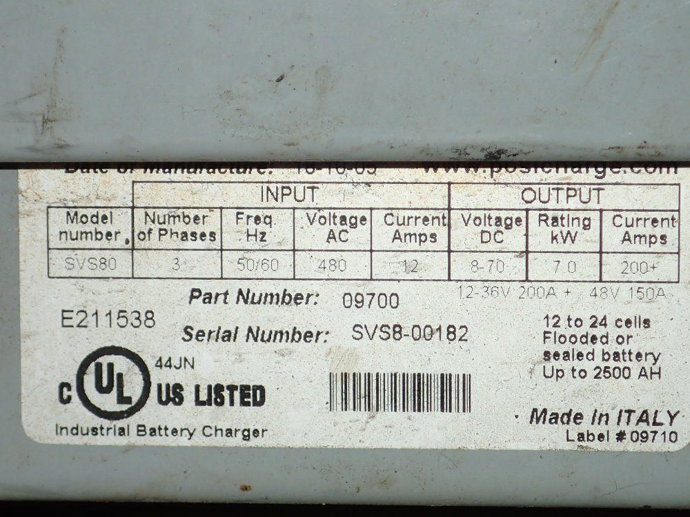 Posicharge 8-70 V / 12-36 V Battery Charger - 09700