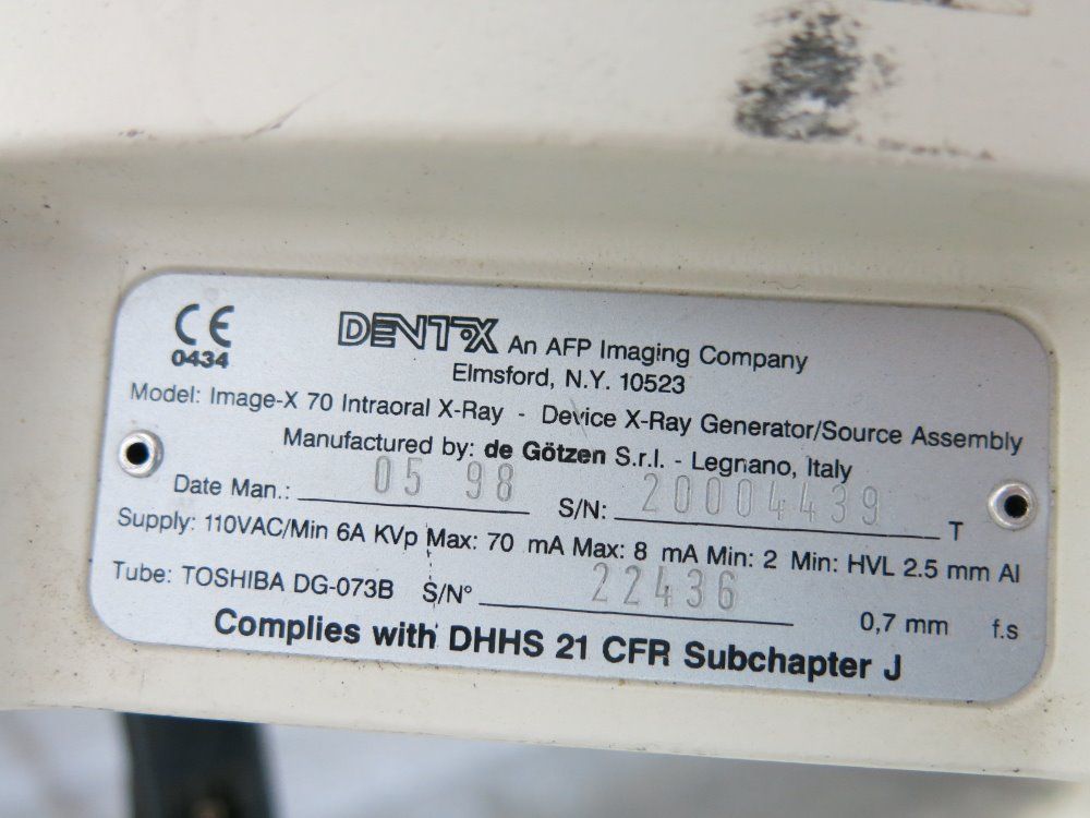 Dentx X Ray Machine