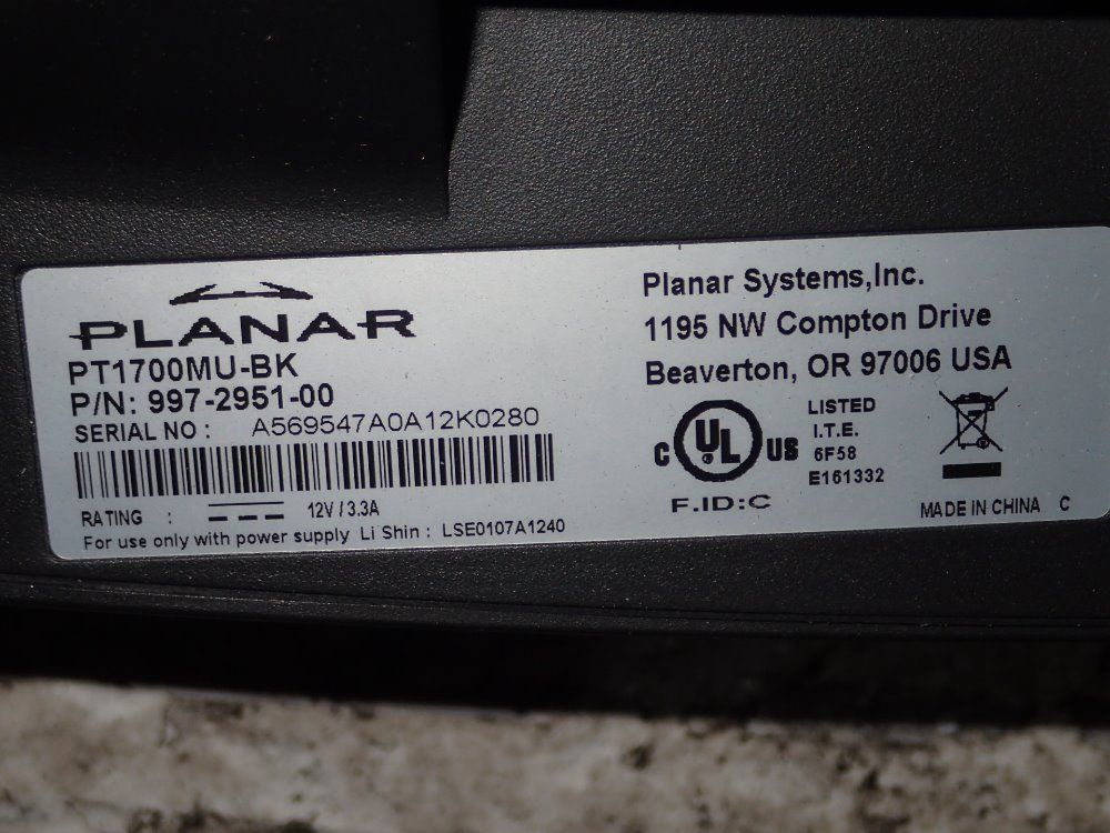 Planar Monitor