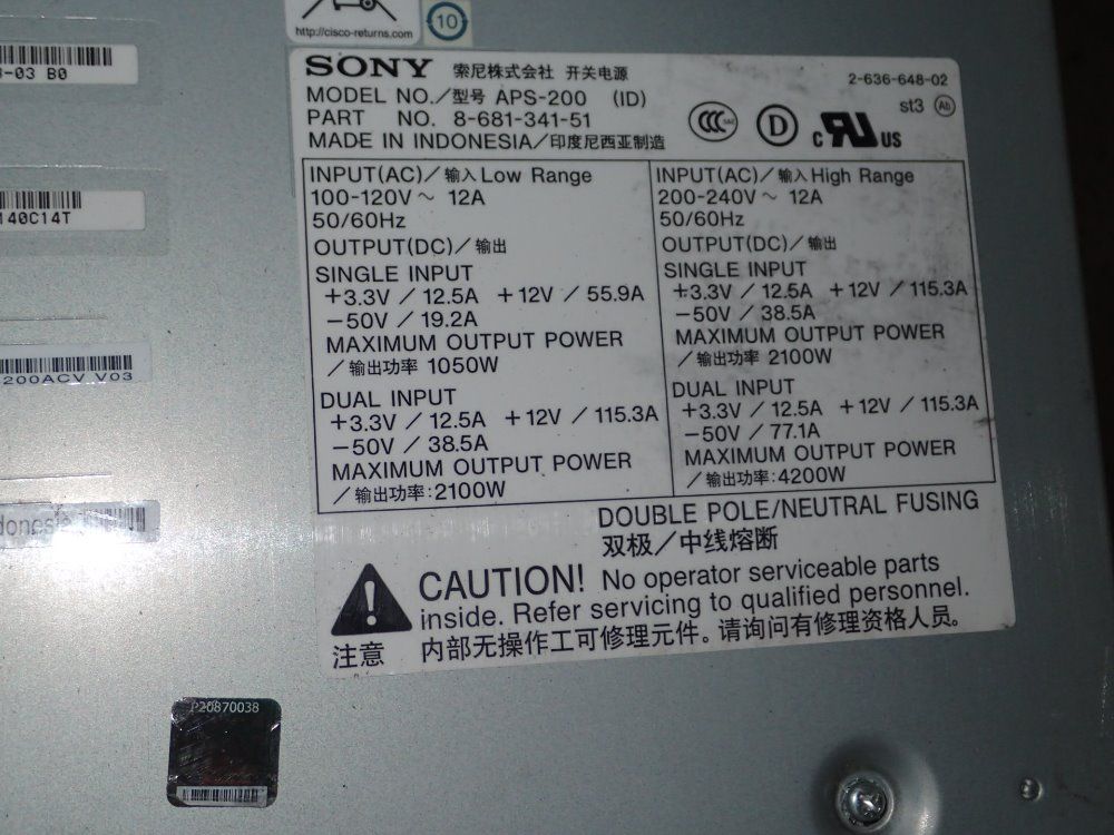 Sony Power Supply