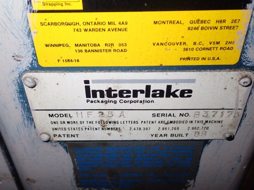 Interlake Electric Strapping Machine