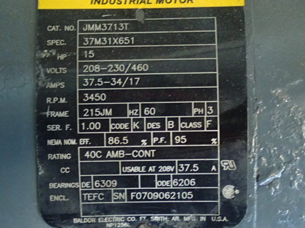 Baldor Relaince Motor