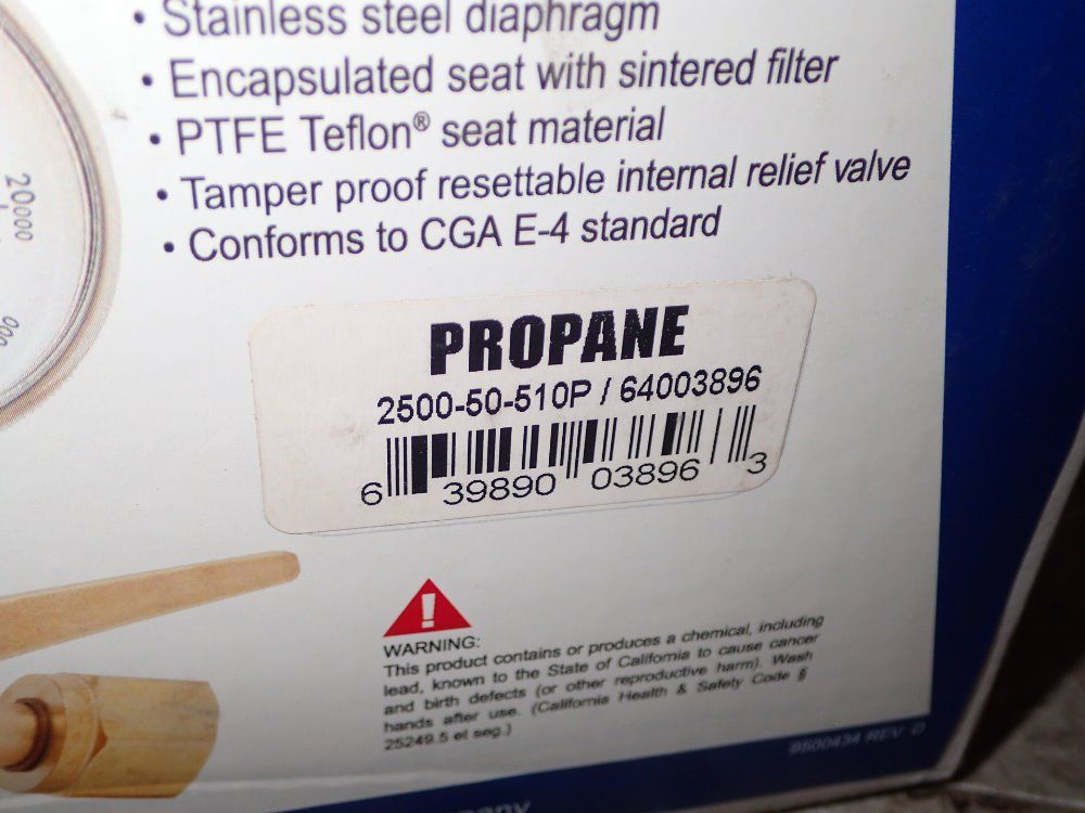 Radnor Brass Propane Regulator