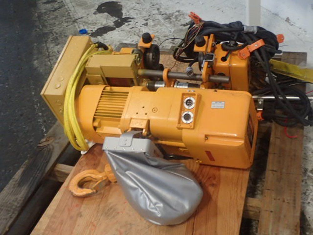 Harrington Powertrolly/chain Hoist