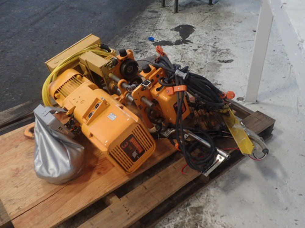 Harrington Powertrolly/chain Hoist