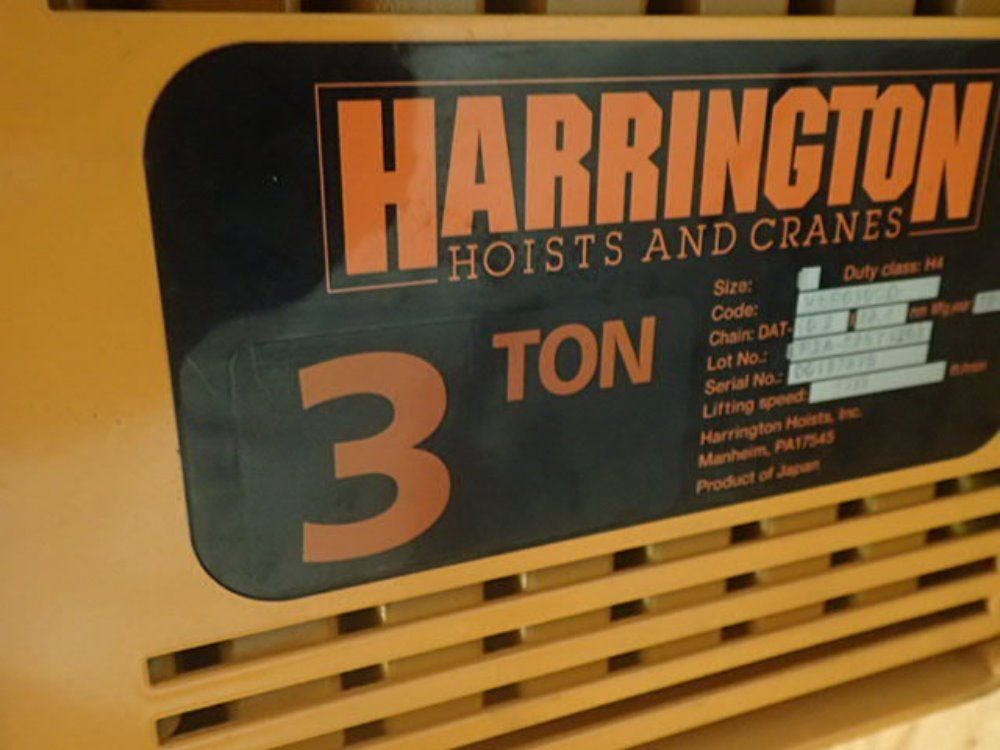 Harrington Powertrolly/chain Hoist