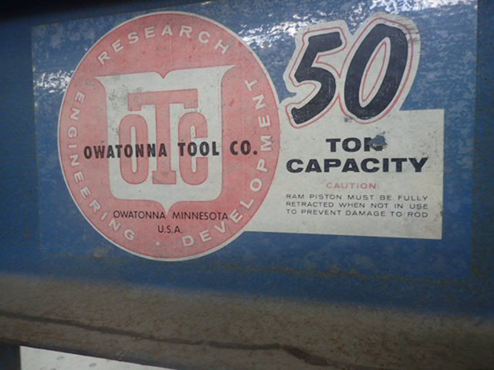 Owatonna Tool Company H Frame Press