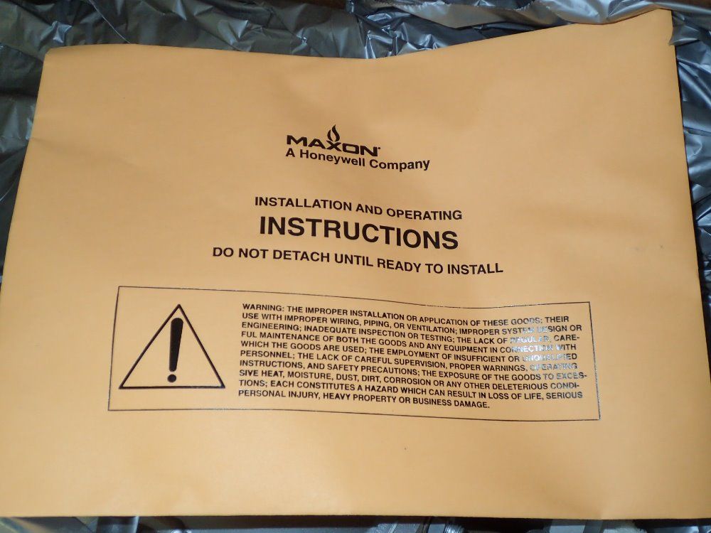 Maxon/honeywell Valve Assembly