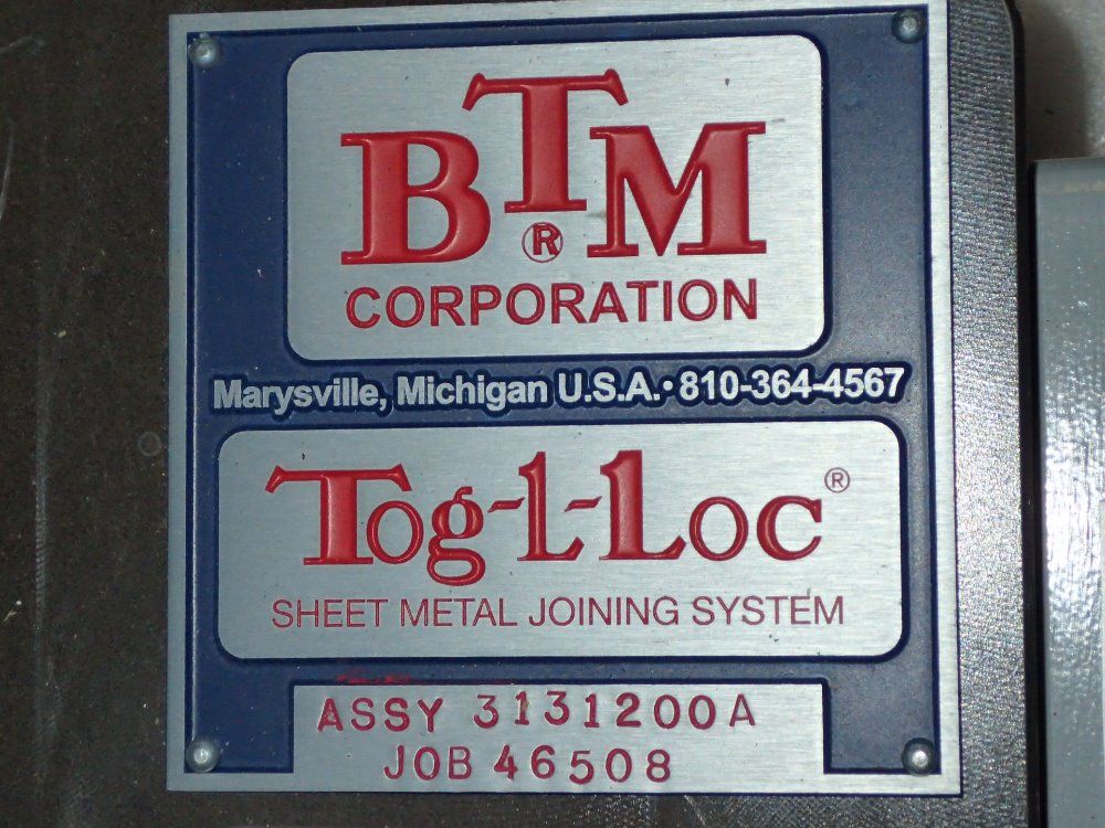 Btm Corporation Pneumatic Sheet Metal Joining System