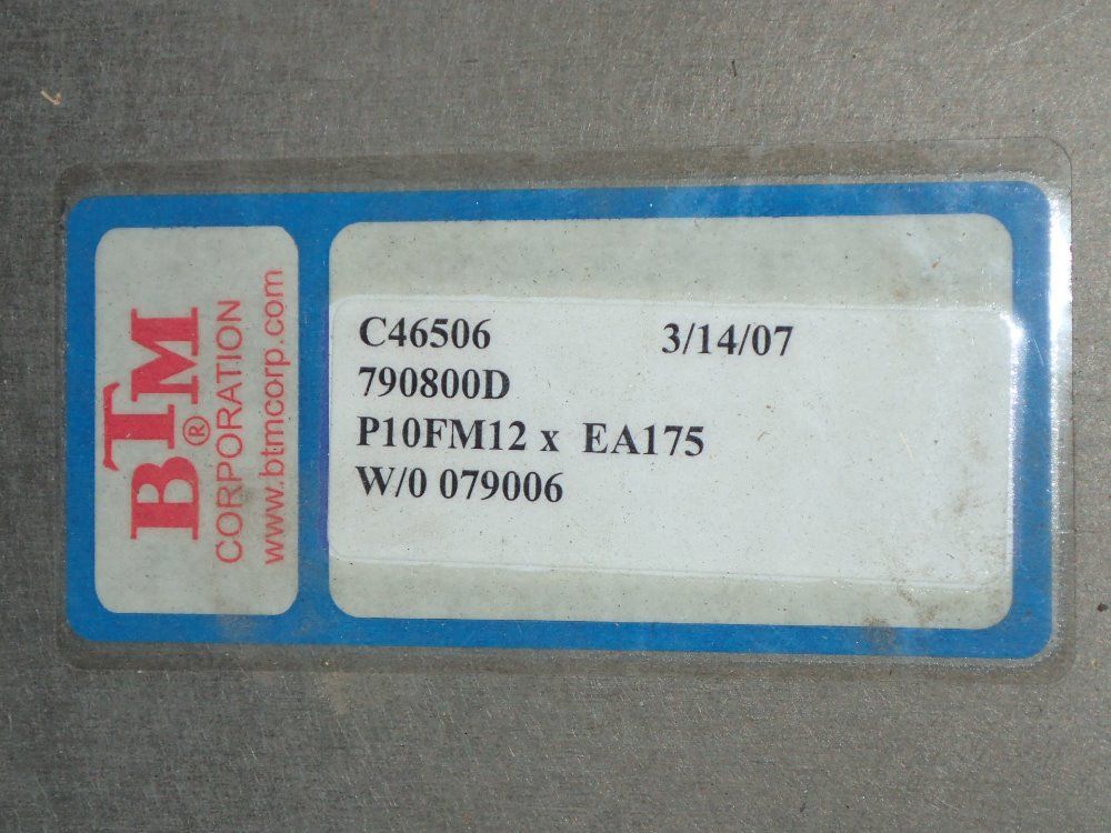 Btm Corporation Pneumatic Sheet Metal Joining System