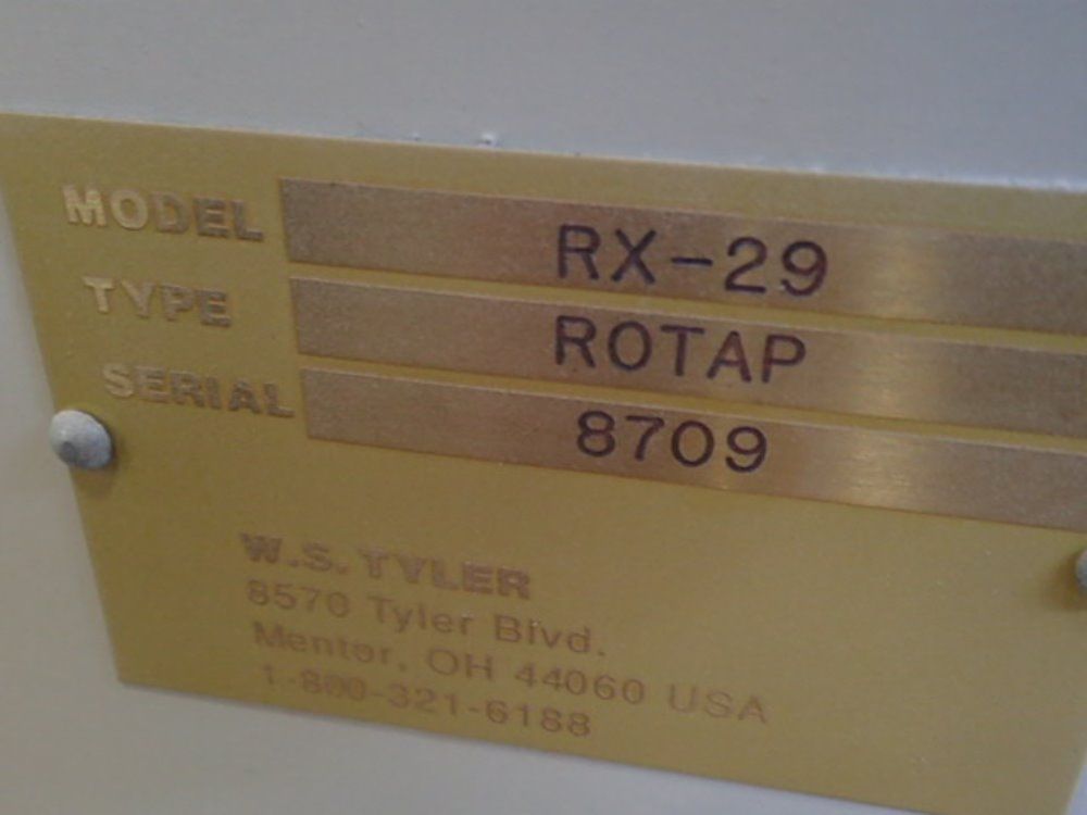 W.s. Tyler Shieve Shaker