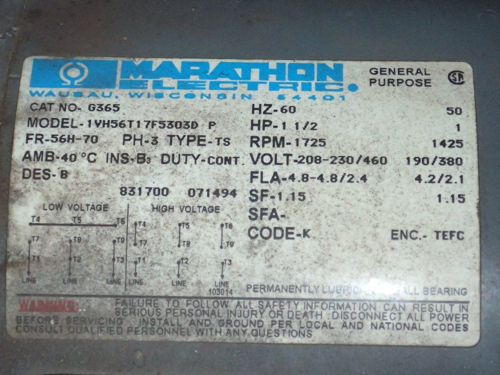 Modine Mfg. Co. Natural Gas Industrial Heater