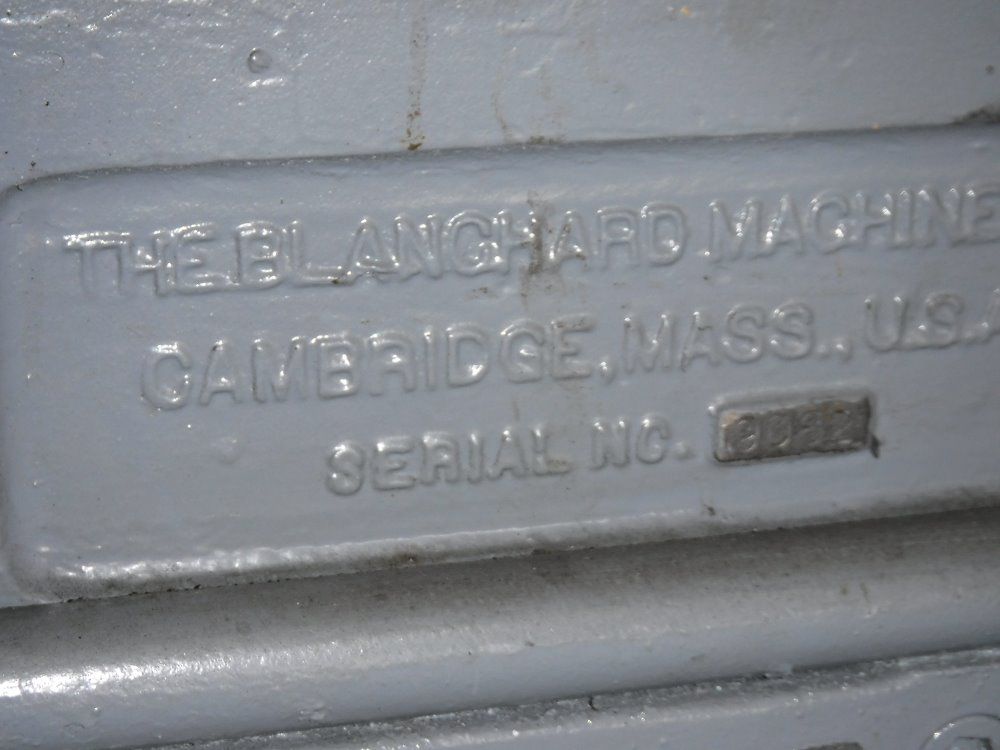 Blanchard Rotary Surface Grinder