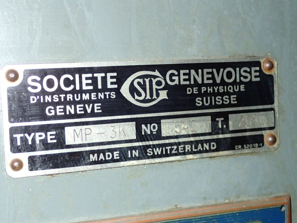 Sip / Societe Genevoise Jig Boring Mill