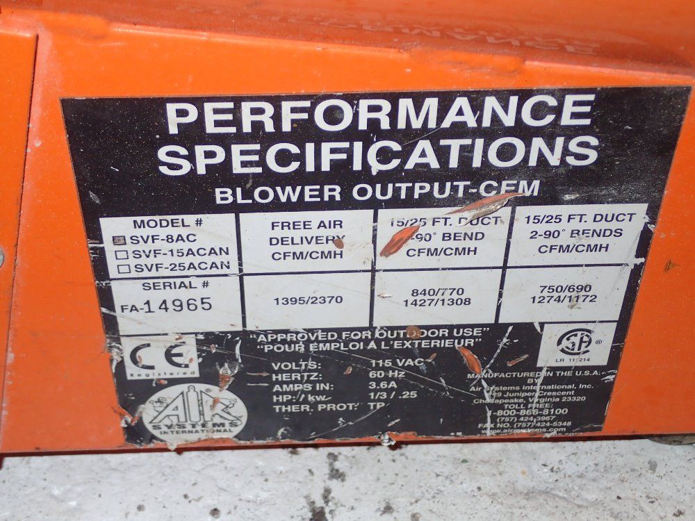 Air Systems Portable Blower