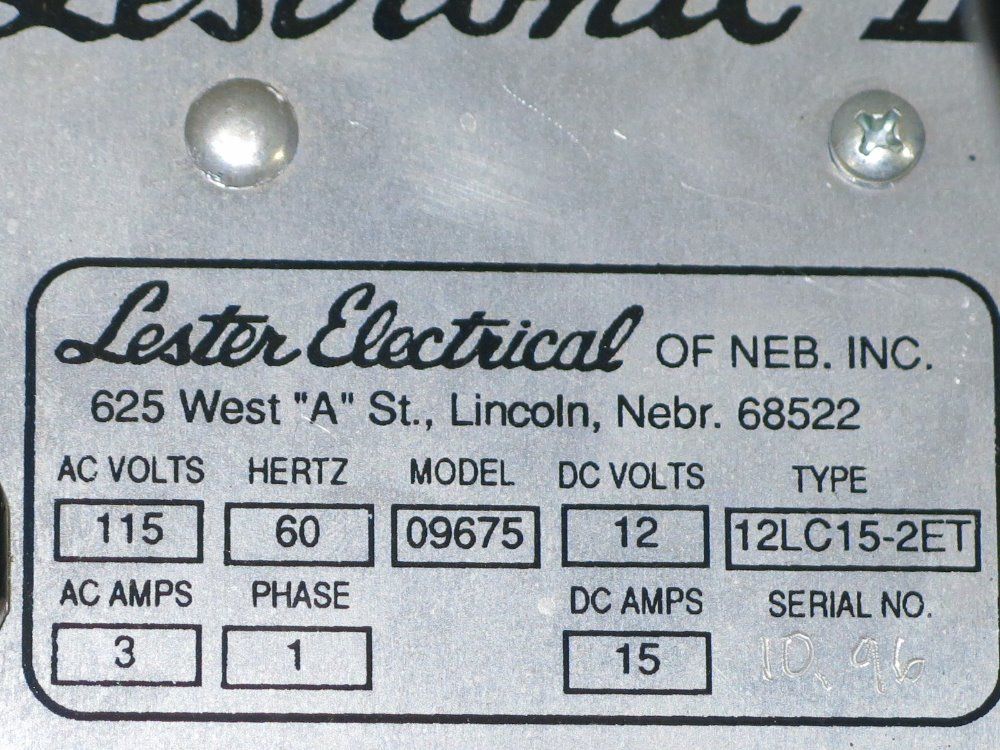 Lestronic Battery Charger