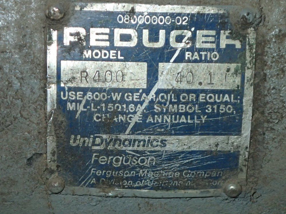 Ferguson/unidynamics Gear Reducer